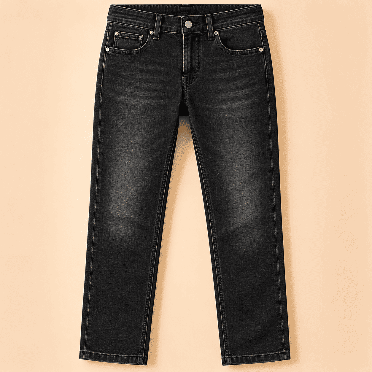 Black Stretch Denim Jeans