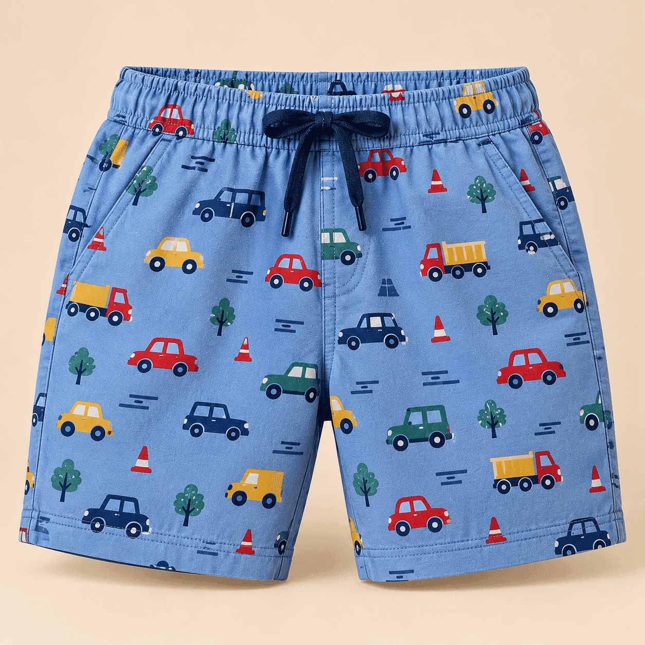 Boys’ Printed Cotton Shorts