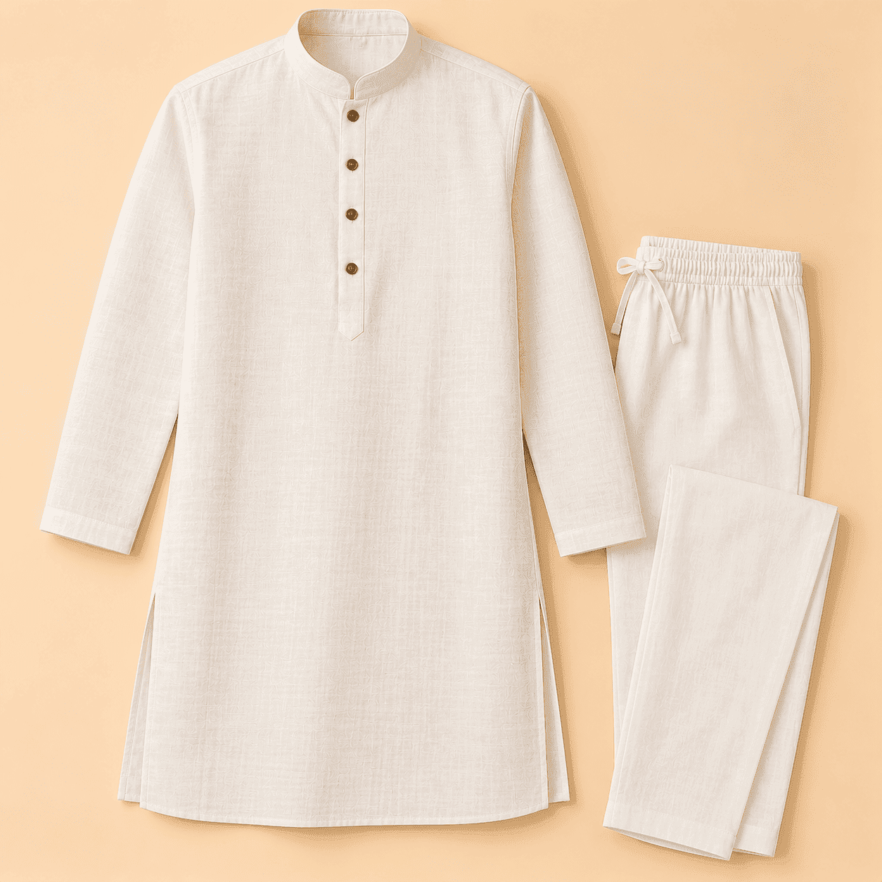 Cotton Kurta Pyjama Set