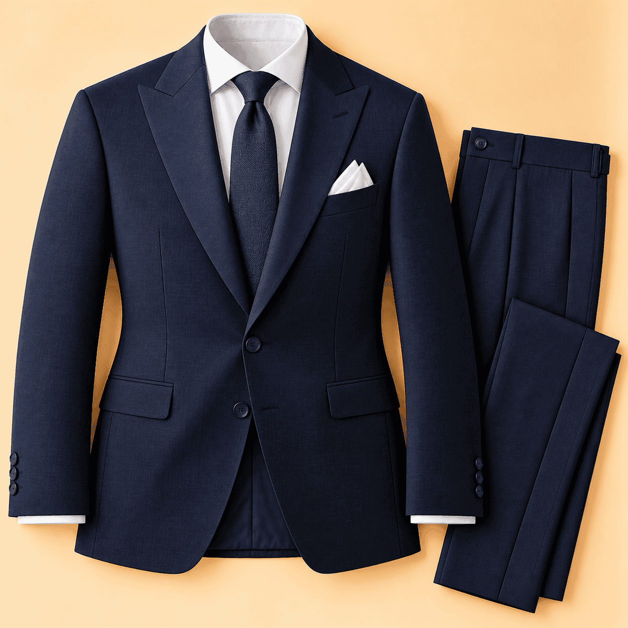 Premium Italian-Cut Wool Suit